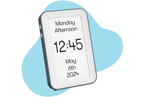 A digital clock for people with dementia
