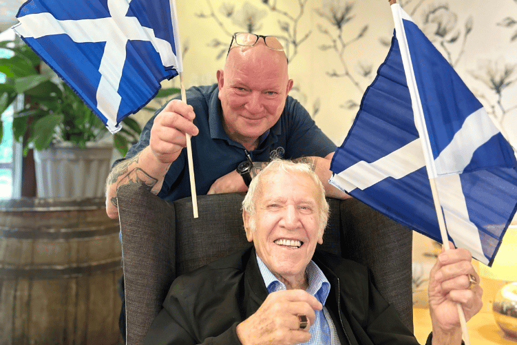 Lammermuir Care Home in Dunbar celebrates the Euros 2024