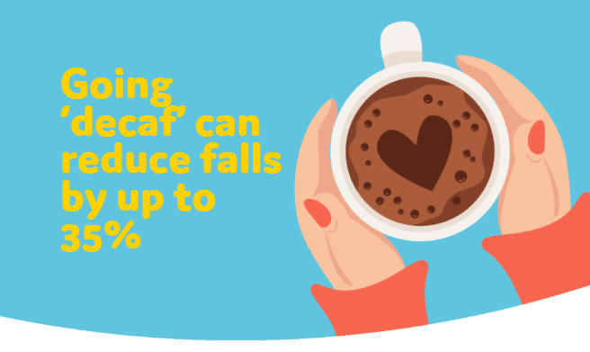 Benefit of decaf coffee in care homes