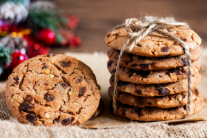 Cookies wrapped for zero waste christmas